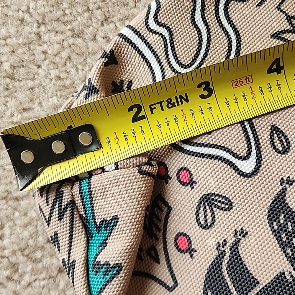 Nature Print Tan Diaper Pouch - Picture 9 of 10